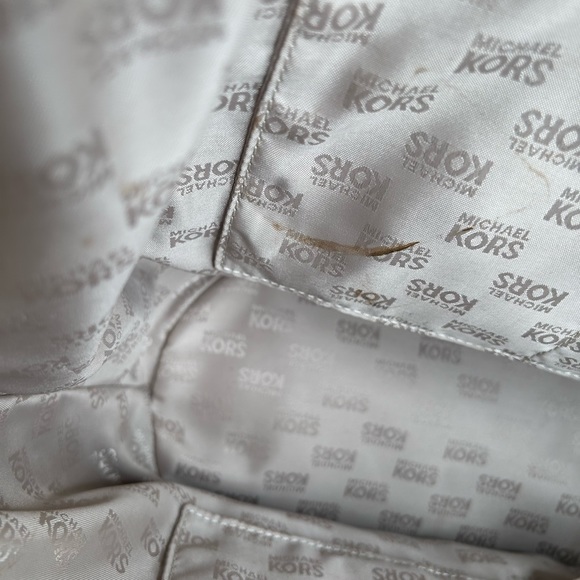 Michael Kors Basket Weave Purse - Picture 5 of 11